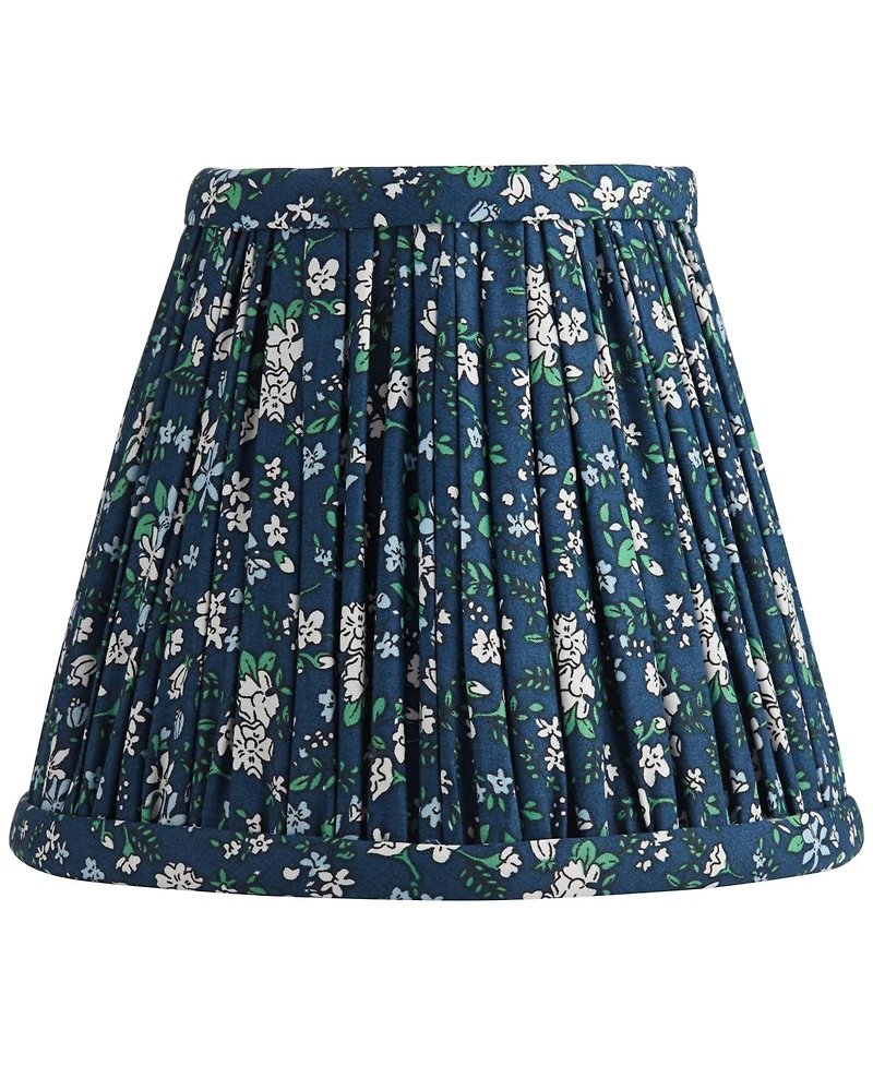 Springcrest 3 1/2" Top x 6" Bottom x 5" High x 5" Slant Print Lamp Shade Replacement Set of 4Floral Clip On Candelabra