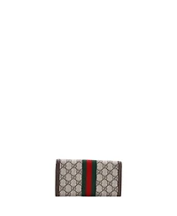 Pre-Owned Gucci Ophidia Continental Wallet Gg Coated Canvas