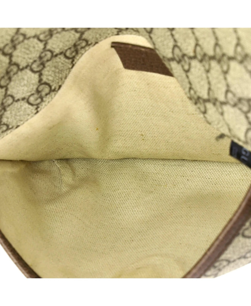 Pre-Owned Gucci Neo Vintage Flap Belt Bag Gg Coated Canvas