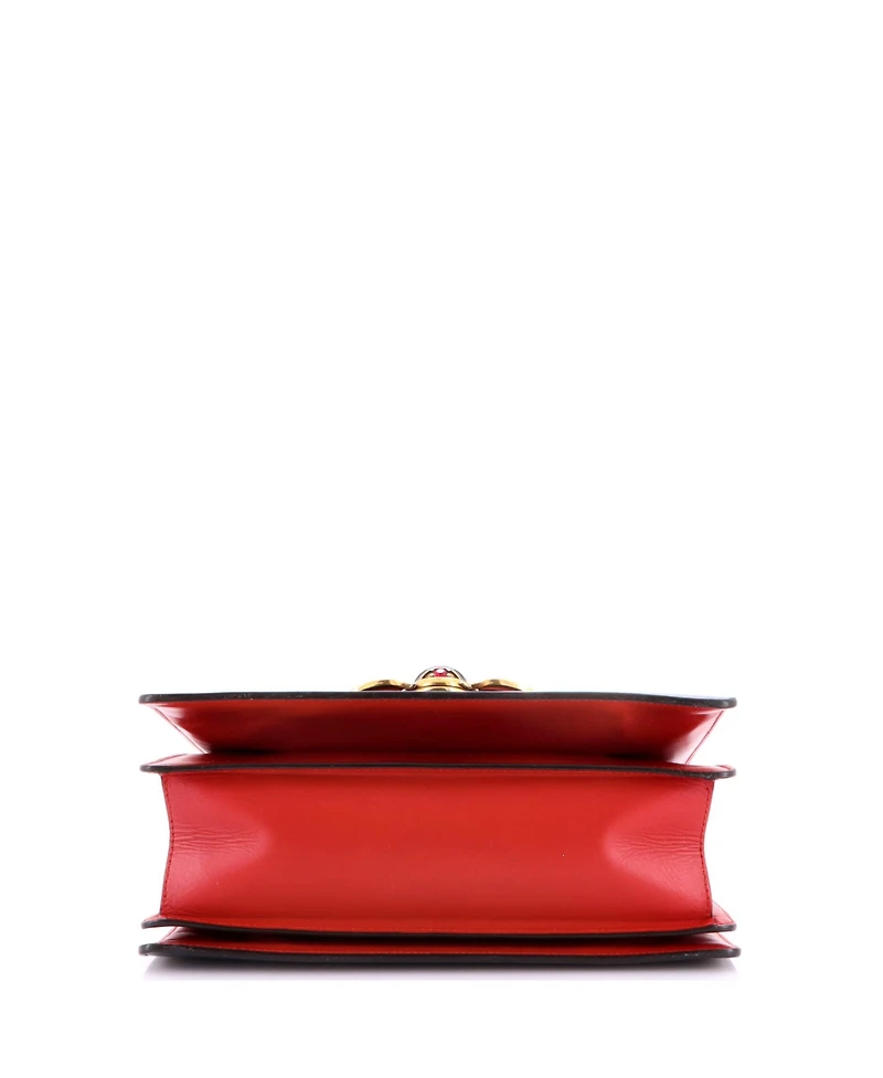 Pre-Owned Gucci Small Queen Margaret Top Handle Bag Colorblock Leather