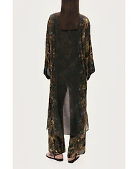 Nocturne Women's Printed Long Kimono