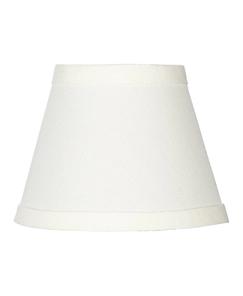 Springcrest Set of 8 Empire Chandelier Lamp Shades Small High Candelabra Clip-On Fitting