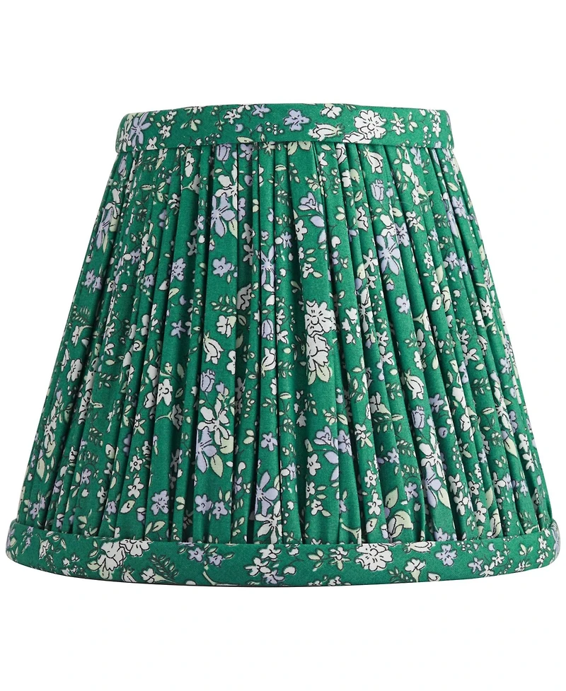 Springcrest Slant Print Lamp Shade Replacement Set of 8 Floral Clip On Candelabra