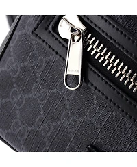 Pre-Owned Gucci Small Soft Zip Belt Bag Gg Coated Canvas