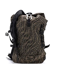 Pre-Owned Fendi Sarah Coleman Ferrino Ripstop Backpack Vertigo Zucca Canvas