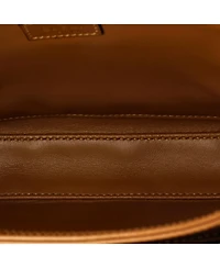 Pre-Owned Gucci Small Horsebit 1955 Shoulder Bag Suede with Shearling