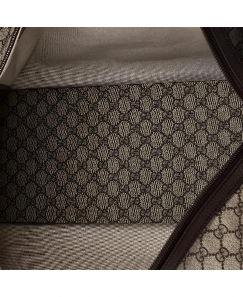 Pre-Owned Gucci Large Ophidia Convertible Boston Bag Gg Coated Canvas