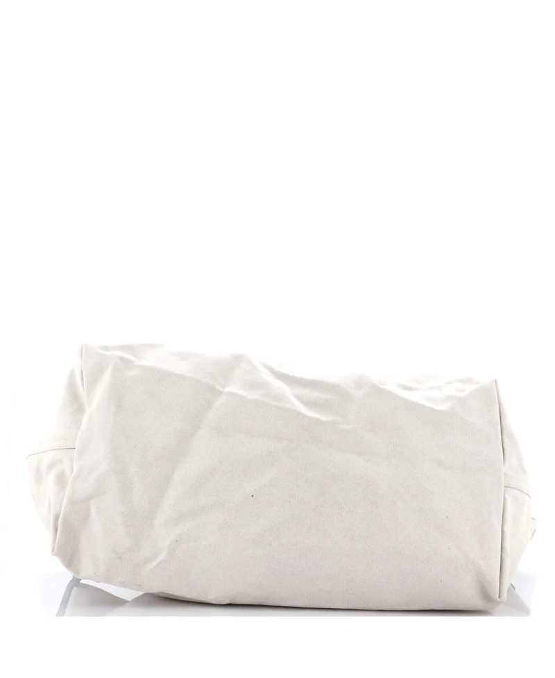 Pre-Owned Saint Laurent Maxi Rive Gauche Shopper Tote Canvas