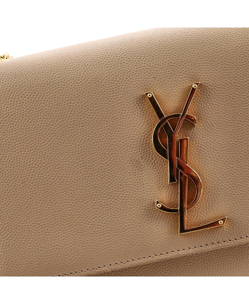 Pre-Owned Saint Laurent Small Classic Monogram Crossbody Bag Grainy Leather