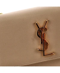 Pre-Owned Saint Laurent Small Classic Monogram Crossbody Bag Grainy Leather