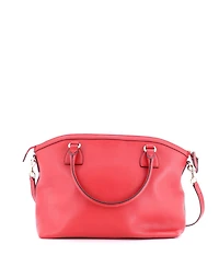 Pre-Owned Gucci Medium Gg Charm Convertible Dome Satchel Leather