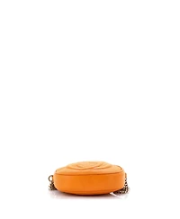 Pre-Owned Gucci Mini Soho Chain Bag Leather