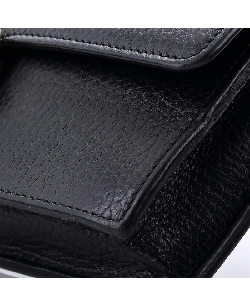 Pre-Owned Gucci Interlocking Wallet on Chain Leather