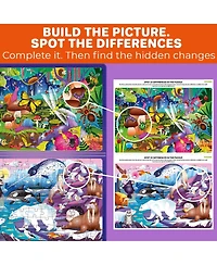 Quokka Magnetic Puzzles for Kids Ages 4-6 - 100 Pcs Puzzle Book Toddlers 3-5