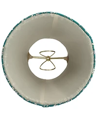 Springcrest 3 1/2" Top x 6" Bottom x 5" High x 5" Slant Print Lamp Shade Replacement Set of 6 Floral Clip On Candelabra