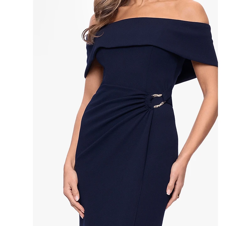 Xscape Women's Off-The-Shoulder Gown