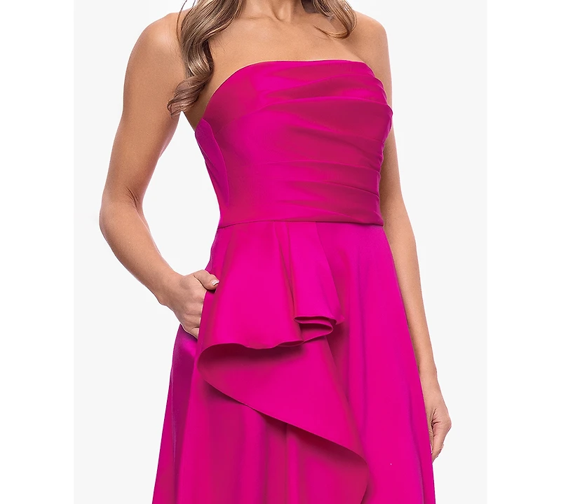 Xscape Women's Sleeveless Strapless Gown