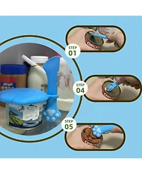 Aronkl 3 Pet Food Can Lids and 1 Spoon Silicone Universal Airtight Reusable Opener Spatula