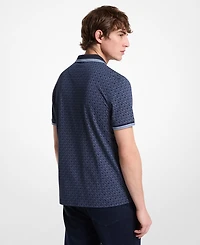 Michael Kors Men's Signature Greenwich Regular Fit Polo Shirt