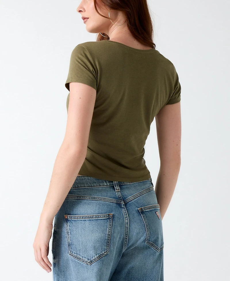 Guess Women's Short-Sleeve Crewneck T-Shirt