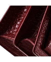 Pre-Owned Saint Laurent Medium Sunset Crossbody Bag Embossed Leather