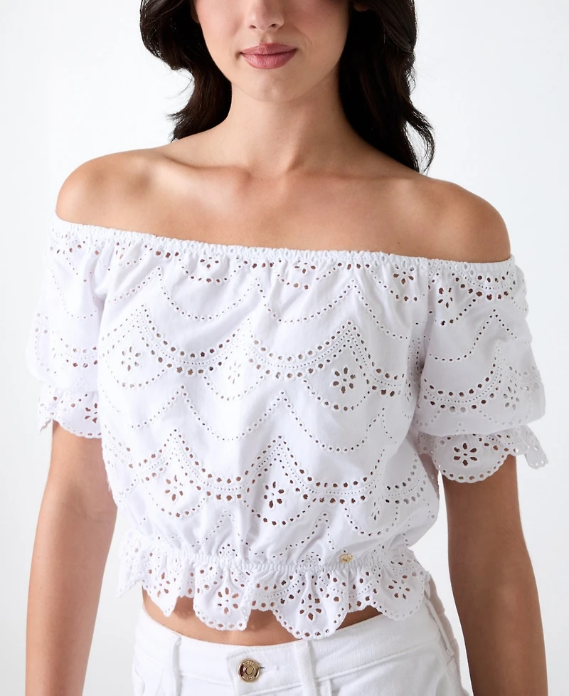 Guess Women's Off-The-Shoulder Top