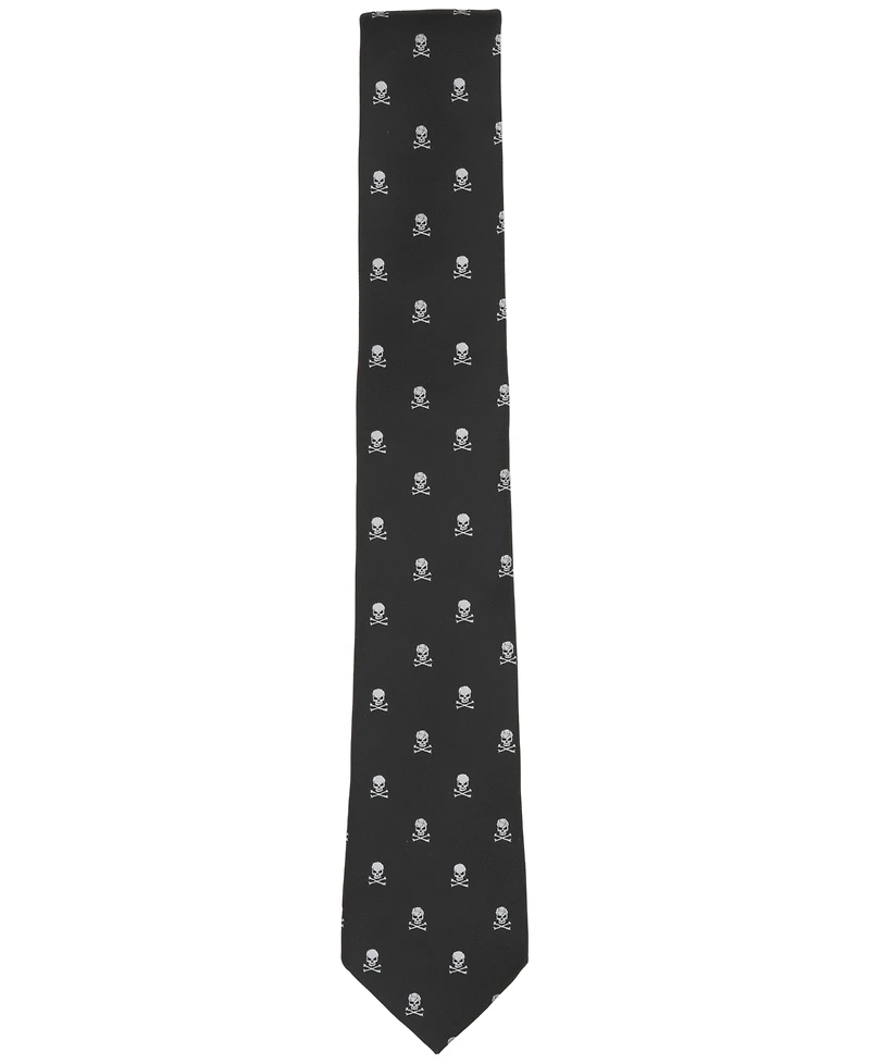 Bar Iii Men's Cross-Bone Solid Skinny Tie, Macy's Exclusive