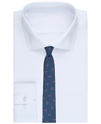 Bar Iii Men's Skinny-Fit Cherry Neat Tie, Macy's Exclusive