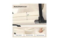 Aecojoy Outdoor Porch Swings for Adults 600LBS 2 Seat Patio Swings with Canopy