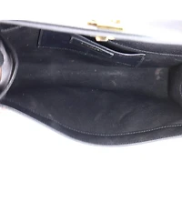 Pre-Owned Saint Laurent Medium Classic Monogram Crossbody Bag Grainy Leather