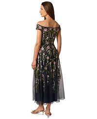 Adrianna Papell Women's Beaded Fit & Flare Dress