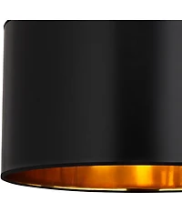 Springcrest McKay 25" Top x 25" Bottom x 14" High Lamp Shade Replacement Extra Large Drum Hardback Spider Harp Finial