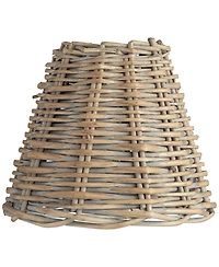Springcrest Lamp Shade Replacement Set of 2 Small Wicker Weave Clip On Candelabra