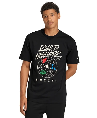 adidas Men's Fifa World Cup Road To New York City Nj Graphic T-Shirt