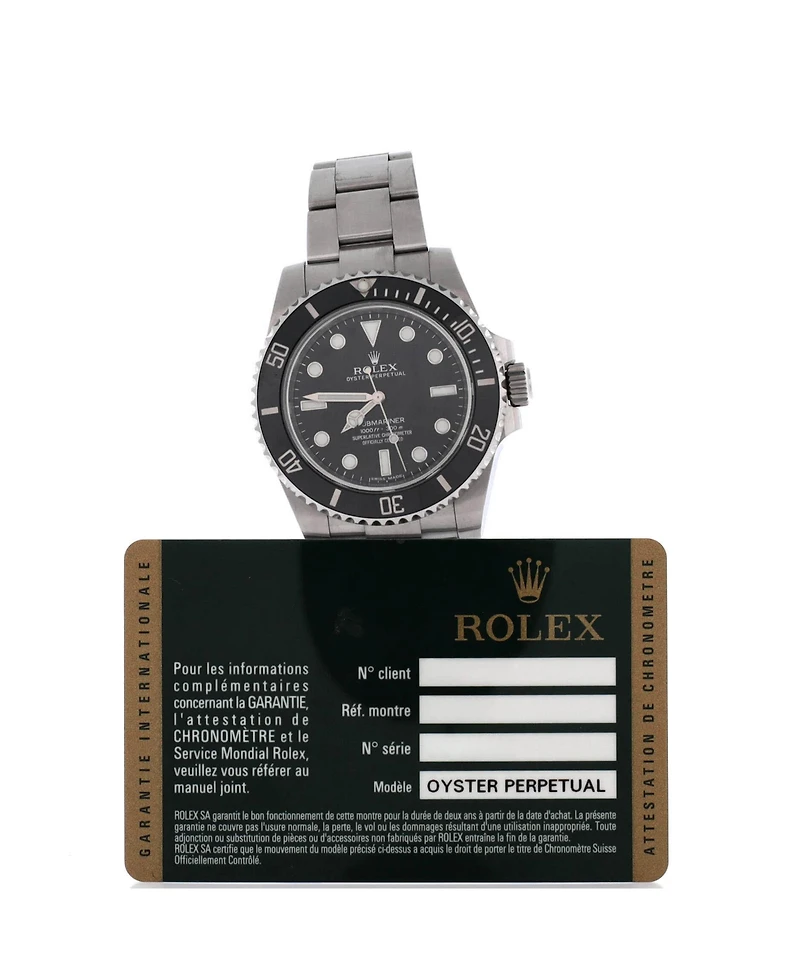 Pre-Owned Rolex Oyster Perpetual Submariner Automatic Watch in Stainless Steel and Cerachrom 40mm