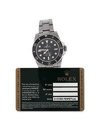 Pre-Owned Rolex Oyster Perpetual Submariner Automatic Watch in Stainless Steel and Cerachrom 40mm