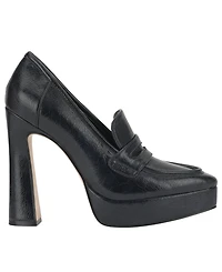 Jessica Simpson Women's Nanelie Pointed Toe High-Heel Platform Loafers