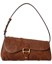 Lauren Ralph Lauren Tooled Tasha East-West Small Shoulder Handbag