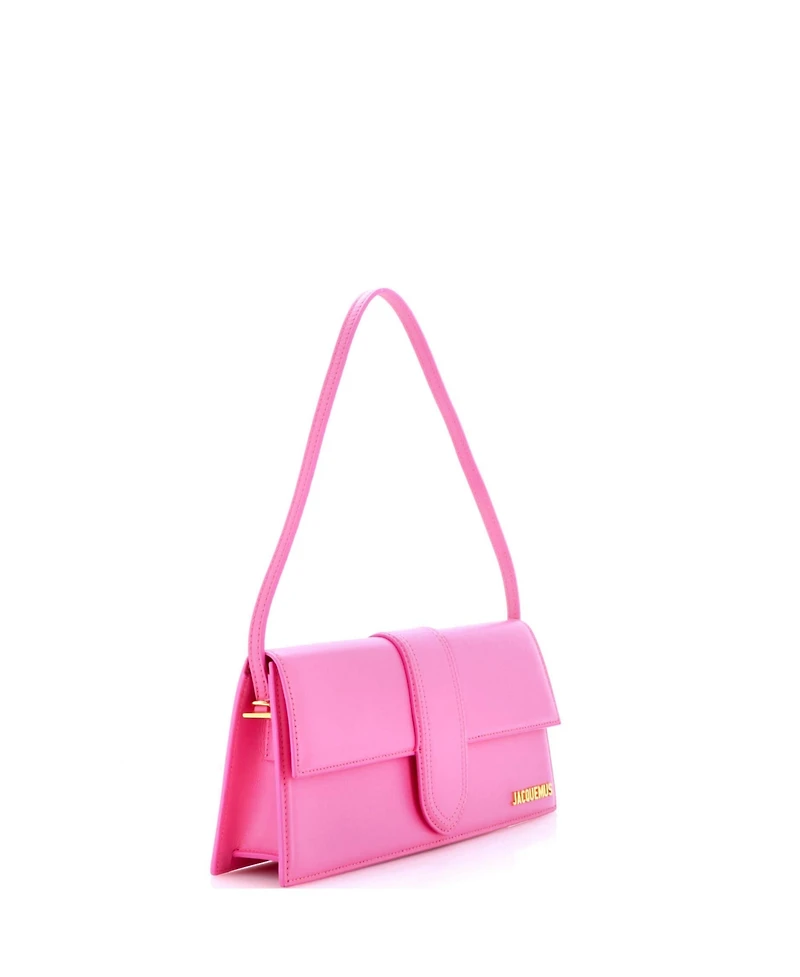 Pre-Owned Jacquemus Long Le Bambino Flap Shoulder Bag Leather