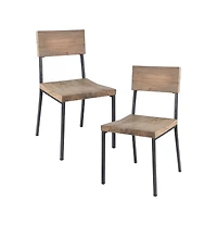 Ink+Ivy Tacoma 34" Dining Chair (Set of 2)