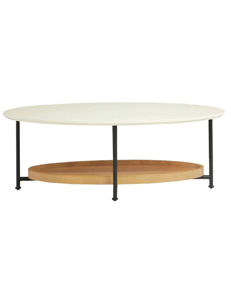 Madison Park Beaumont 2 Tier Oval Coffee Table