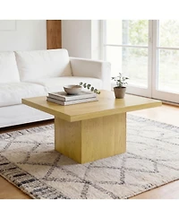 Homcom Square Table, Center Table with 1.6" Thick Top