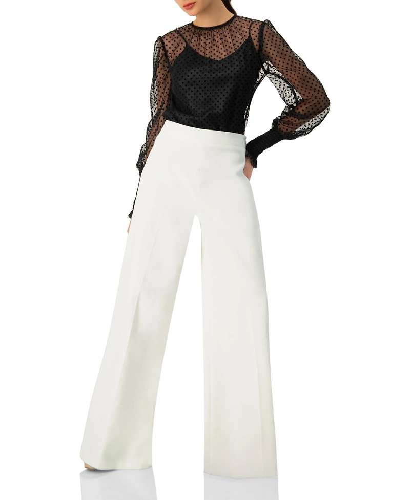 Ivonne Women's Wide-Leg Culotte Pants