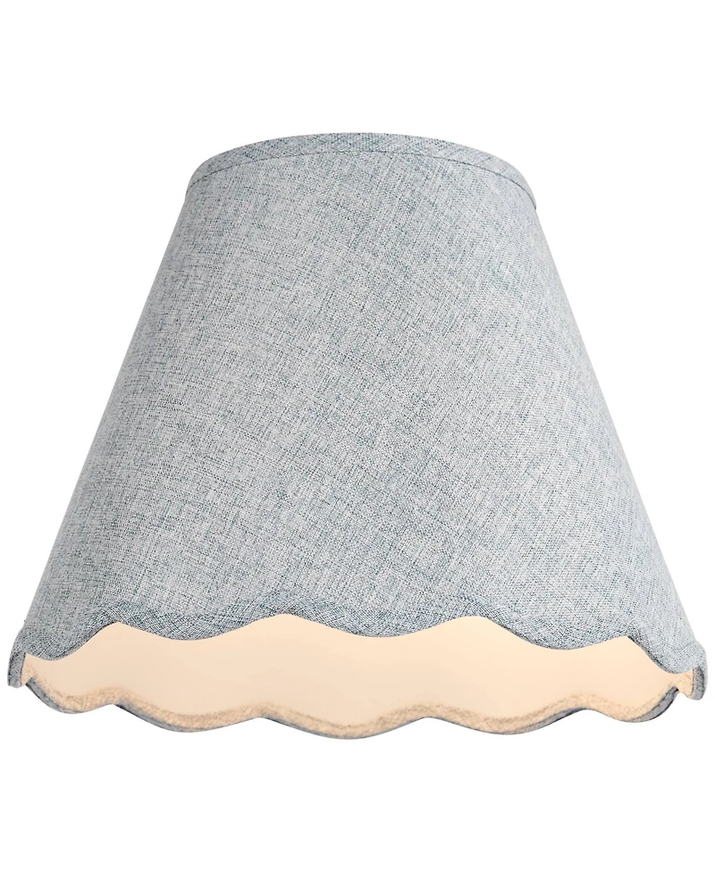 Springcrest Mylie Gunsoke Scallop Empire Shade 6x12x9.5x9 (Spider)