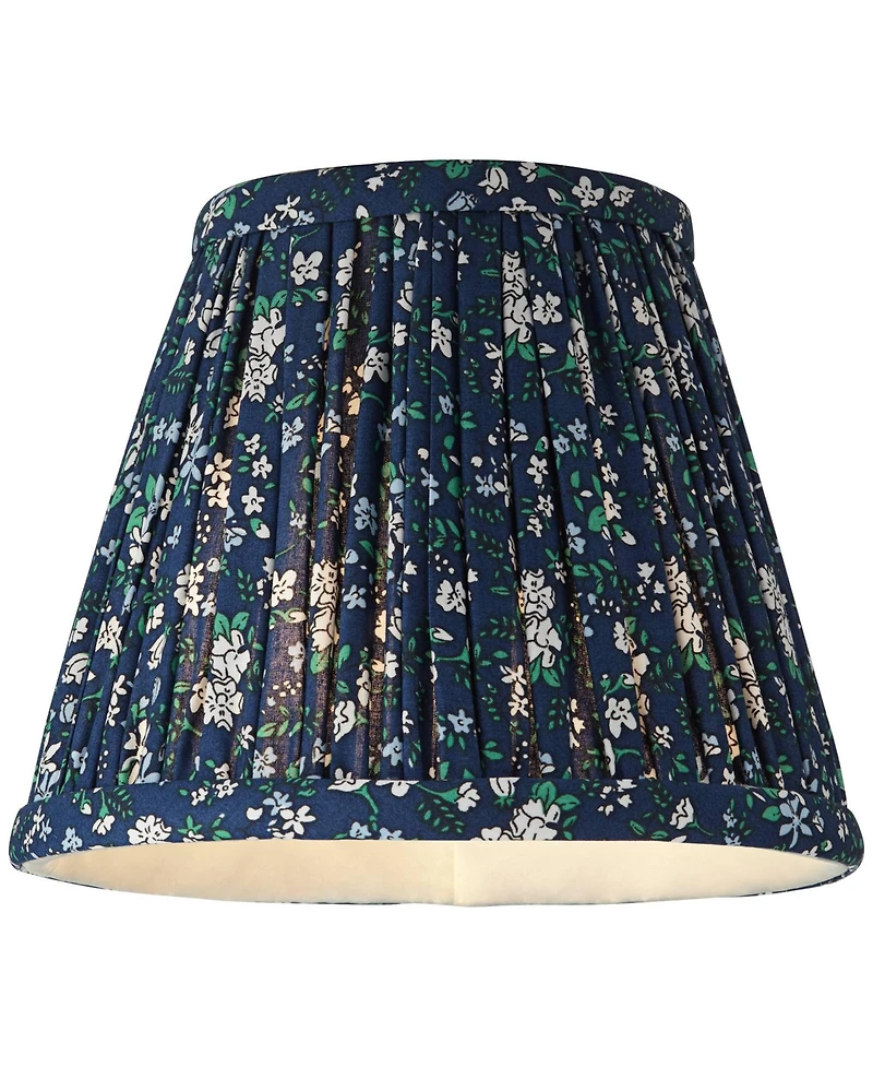 Springcrest 3 1/2" Top x " Bottom x 5" High x 5" Slant Print Lamp Shade Replacement Set of Floral Clip On Candelabra
