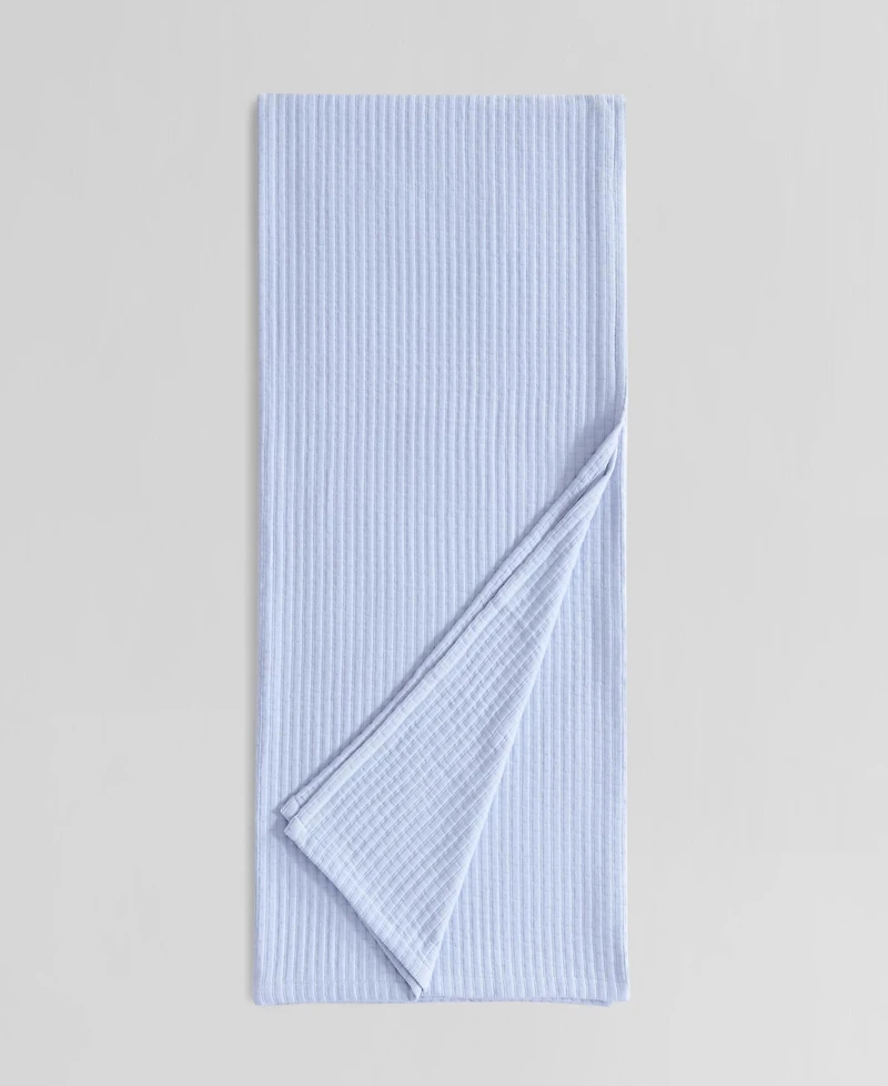 Calvin Klein Subway Tile Cotton Matelasse Blanket