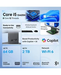 Lenovo IdeaCentre I 27" All-in-One Intel Core i5 16GB Ram Intel Uhd Graphics 512GB Ssd Storage Windows 11 Home 100Hz