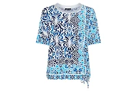 Olsen Women's Panneaux Tile Print T-Shirt