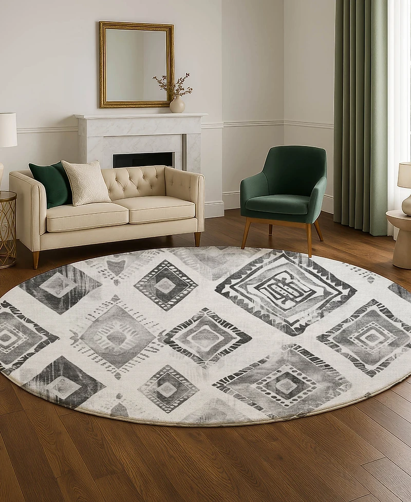 Addison Mayfield AMF1861 8' x 8' Round Area Rug