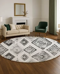 Addison Mayfield AMF1861 8' x 8' Round Area Rug